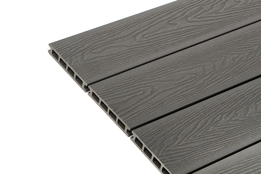 Savadeck Natur Deking Patina – πλάγια όψη πολλαπλών σανίδων