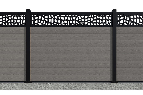 Savadeck ograda Natur s aplikacijom Patina – prikaz ograde