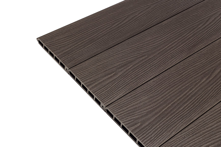 Savadeck Natur ограда Chocolate – кос приказ на повеќе даски