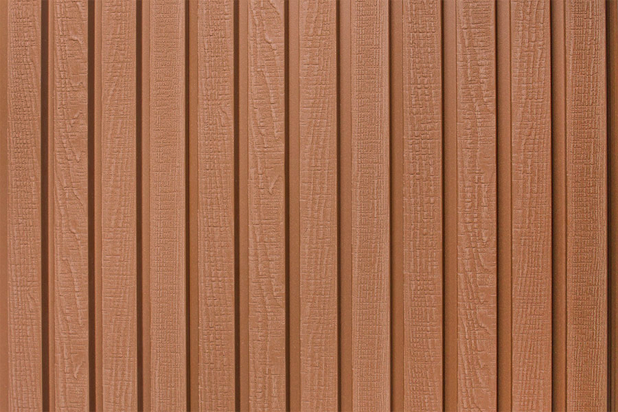 Savadeck Kit Kat фасада Terracotta – приказ на површината на профилот