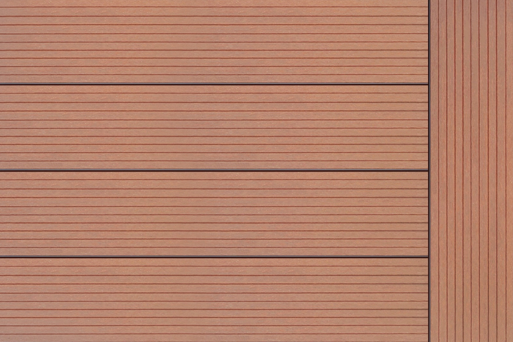 Savadeck Класик Pro Декинг Terracotta – приказ на распоред на даски и површинска структура